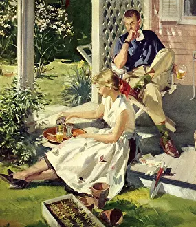 Enjoys: Couple on the Porch