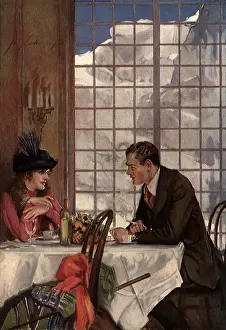 Dine: Couple at Restaurant