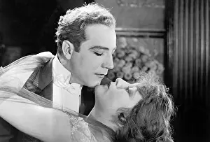 Seducing: Couple in romantic embrace