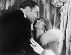 Intimacy: Couple in romantic embrace