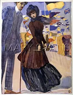 Flutter: COUPLE BY THE SEA/1908