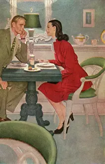 Fleischmann: Couple Share Table