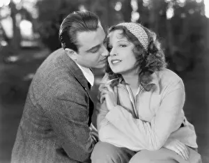 Affections: Couple sitting together and affectionate