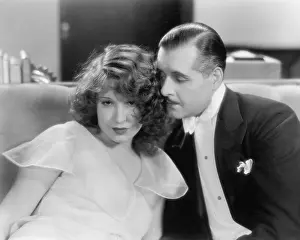 Affections: Couple sitting together flirting