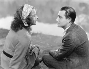 Exhilarating: Couple sitting together and looking at each other