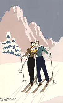 Proximity: Couple on Skis