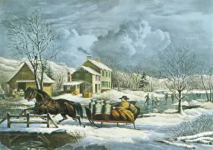 Merritt: Couple in Sleigh
