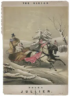 Sledges: Couple Go Sleighing