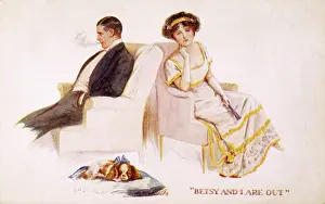 Quarrel: COUPLE AND SPANIEL