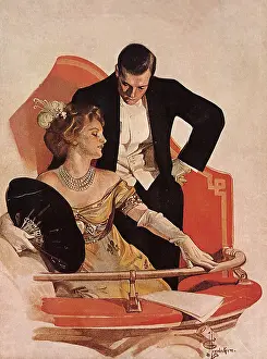 Leyendecker: Couple in Theatre BoX