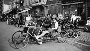 Artois: Couple on a two-seater cycle, Belgium