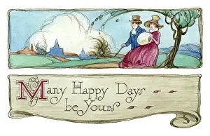 Yours: Couple walking in the countryside