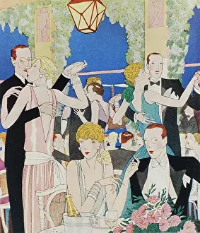 Exuberant: Couples dancing
