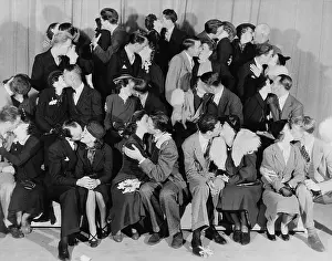 Uninhibited: Couples at a kissing contest