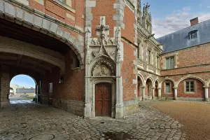 Noailles: Cour d'Honneur, Chateau de Maintenon, Eure-et-Loir, France
