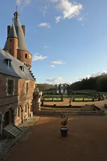 Noailles: Cour d'Honneur, Chateau de Maintenon, Eure-et-Loir, France