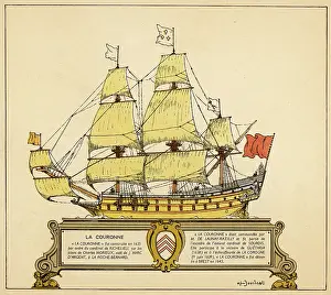 Launay: COURONNE SAILING SHIP