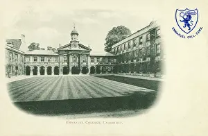 Mowed: Front Court - Emmanuel College, Cambridge