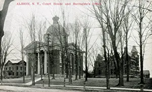 Surrogates: Court House and Surrogate's Office, Albion, NY State, USA