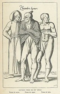 Wrestlers: Court wrestlers of the Sultan of Turkey