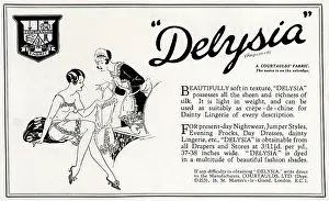 Delysia: Courtaulds Delysia Advertisement