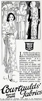 Courtaulds: Courtaulds Fabrics Advertisement