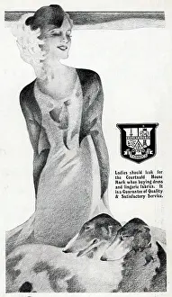 Courtaulds: Courtaulds Fabrics Advertisement
