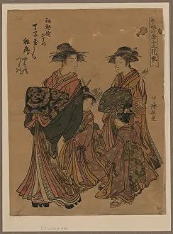 Courtesans: The courtesan Hinazuru of the Choji-ya