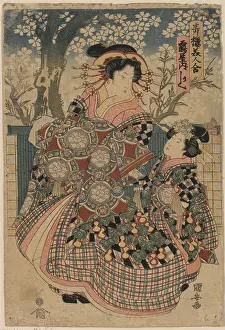 Hairpins: The courtesan Kashiku of the house of Tsuru
