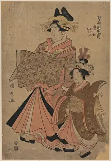 Hairpins: The courtesan Morokoshi of the house of Ichizen on Edocho