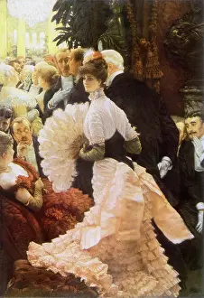 Ruffled: Courtesan and Senior, by Tissot