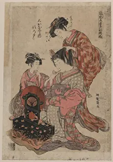 Combing: The courtesan Suminoto of the okana-ya
