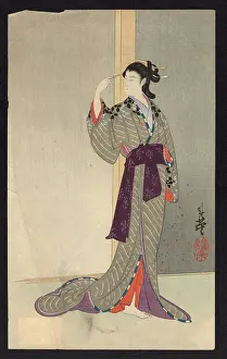 Hairpin: Courtesan watching the rain