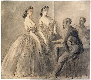Virtue: Courtesans and officers