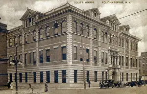 Poughkeepsie: Courthouse at Poughkeepsie, New York State, USA