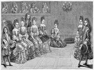1696: COURTIERS AT VERSAILLES