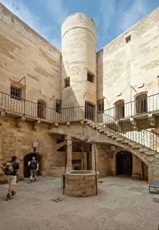 Friuli: Courtyard, Chateau d'If, Marseilles, Provence, France