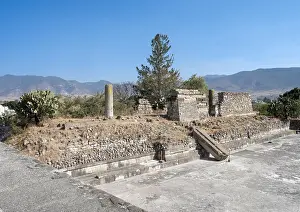 Plaza: Courtyard D, Columns Group, Mitla, Oaxaca, Mexico