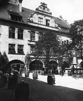Hofbraeuhaus: Courtyard of the Hofbraeuhaus in Munich