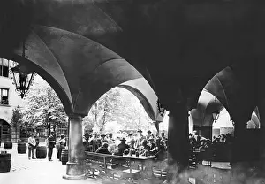 Hofbraeuhaus: Courtyard of the Hofbraeuhaus in Munich