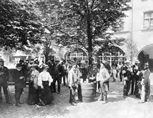 Hofbraeuhaus: Courtyard of the Hofbraeuhaus in Munich