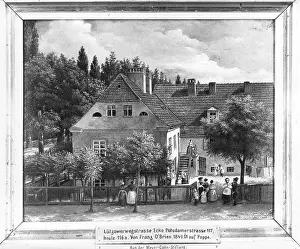 Obrien: Courtyard in the Lutzowstrasse in Berlin, 1849