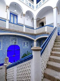 Museums: Courtyard, Maricel Museum, Sitges, Catalonia, Spain