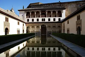 Marquetry: Courtyard of the Myrtles, Comares Palace, Alhambra