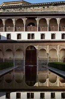 Marquetry: Courtyard of the Myrtles, Comares Palace, Alhambra