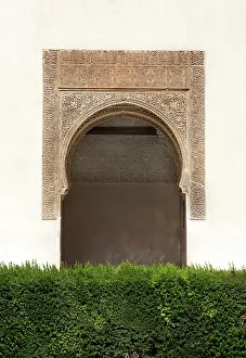Marquetry: Courtyard of the Myrtles, Comares Palace, Alhambra