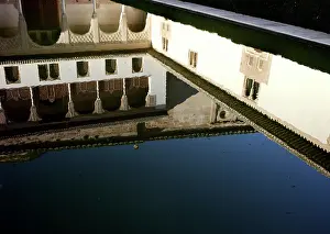 Marquetry: Courtyard of the Myrtles, Comares Palace, Alhambra