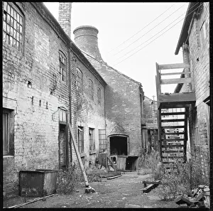 Longton: The courtyard at the rear of the Anchor Works