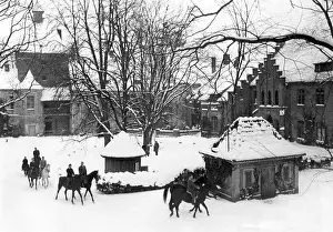 Schoenberg: Courtyard of the Schoenberg Castle, around 1940