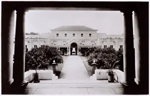 Rhodesia: Courtyard, Victoria Falls Hotel, Rhodesia (Zimbabwe)